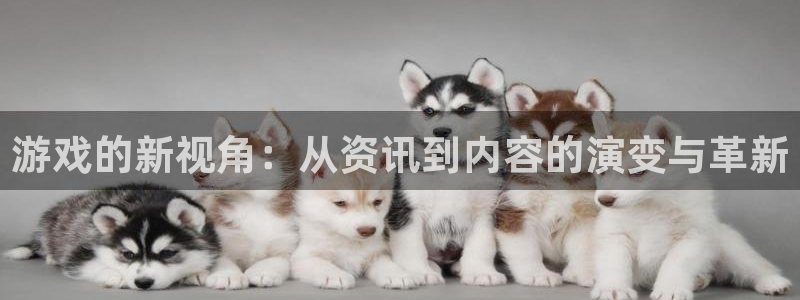优贝娱乐登录地址：游戏的新视角：从资讯到内容的演变与革新