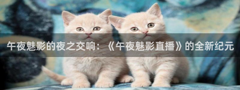 劲爆体育在线直播：午夜魅影的夜之交响：《午夜魅影直播》的全新纪元